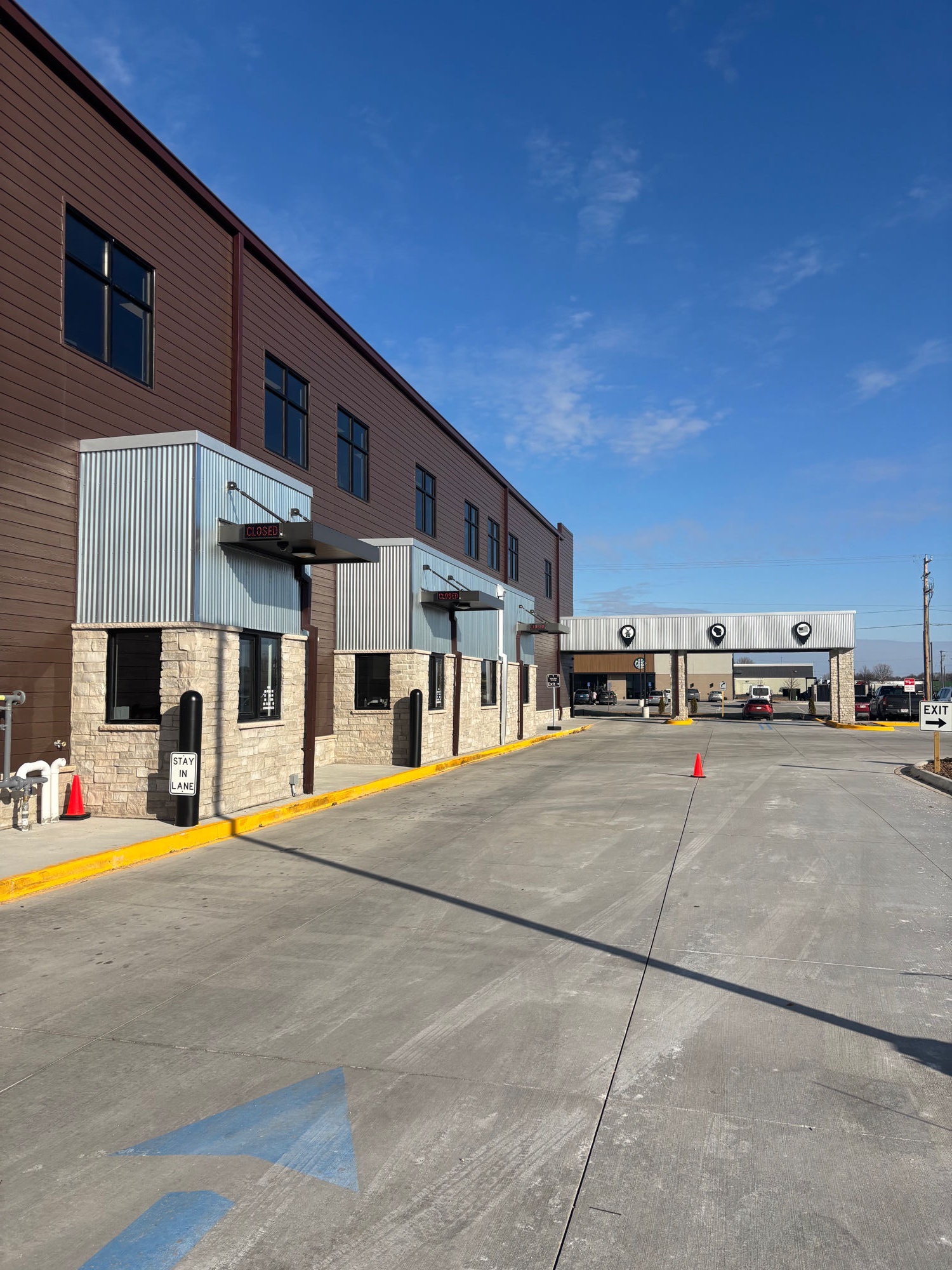 Smith Pharmacy drive-thru lanes